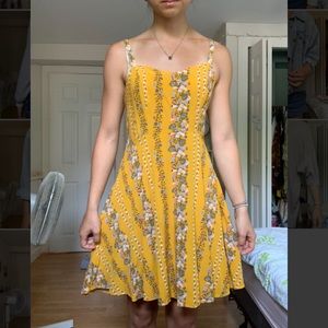 Yellow summer dress